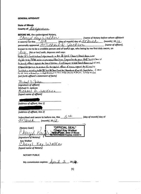 Jackson Affidavit page 1 middle - The Post & Email