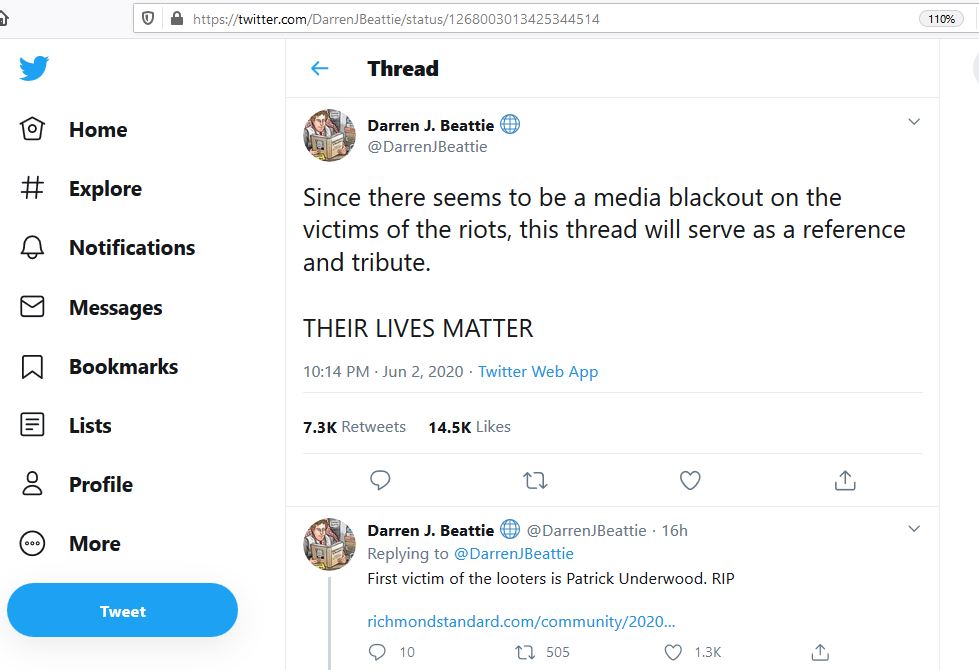 Twitter User Compiles List Of Victims Of Recent Riots The Post Email